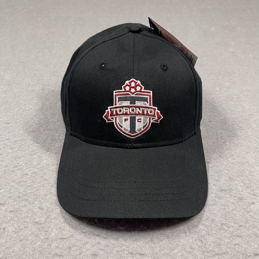 NEW Toronto FC Hat Cap Mens Black MLS Soccer Core Classic Adjustable Strap